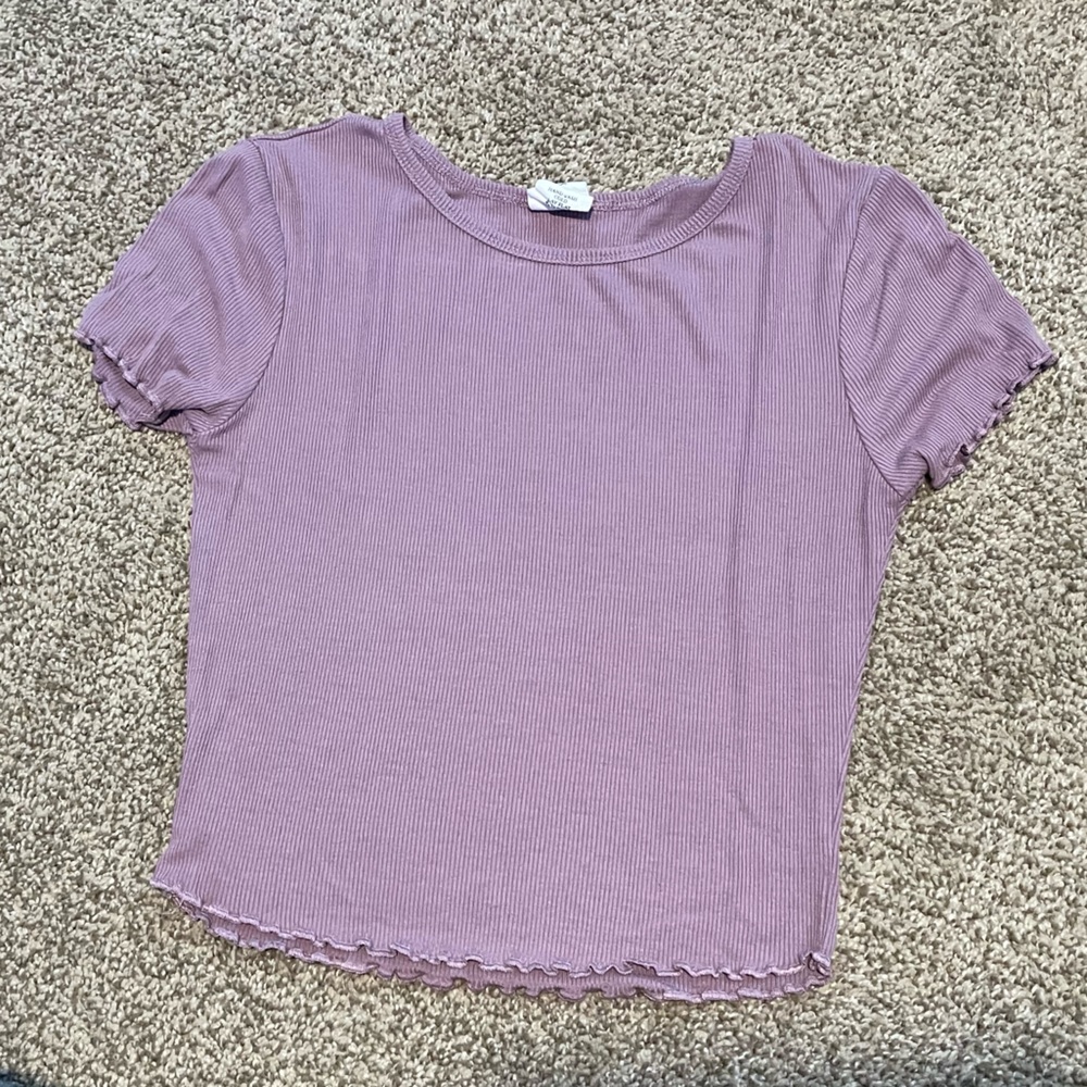 Purple baby tee